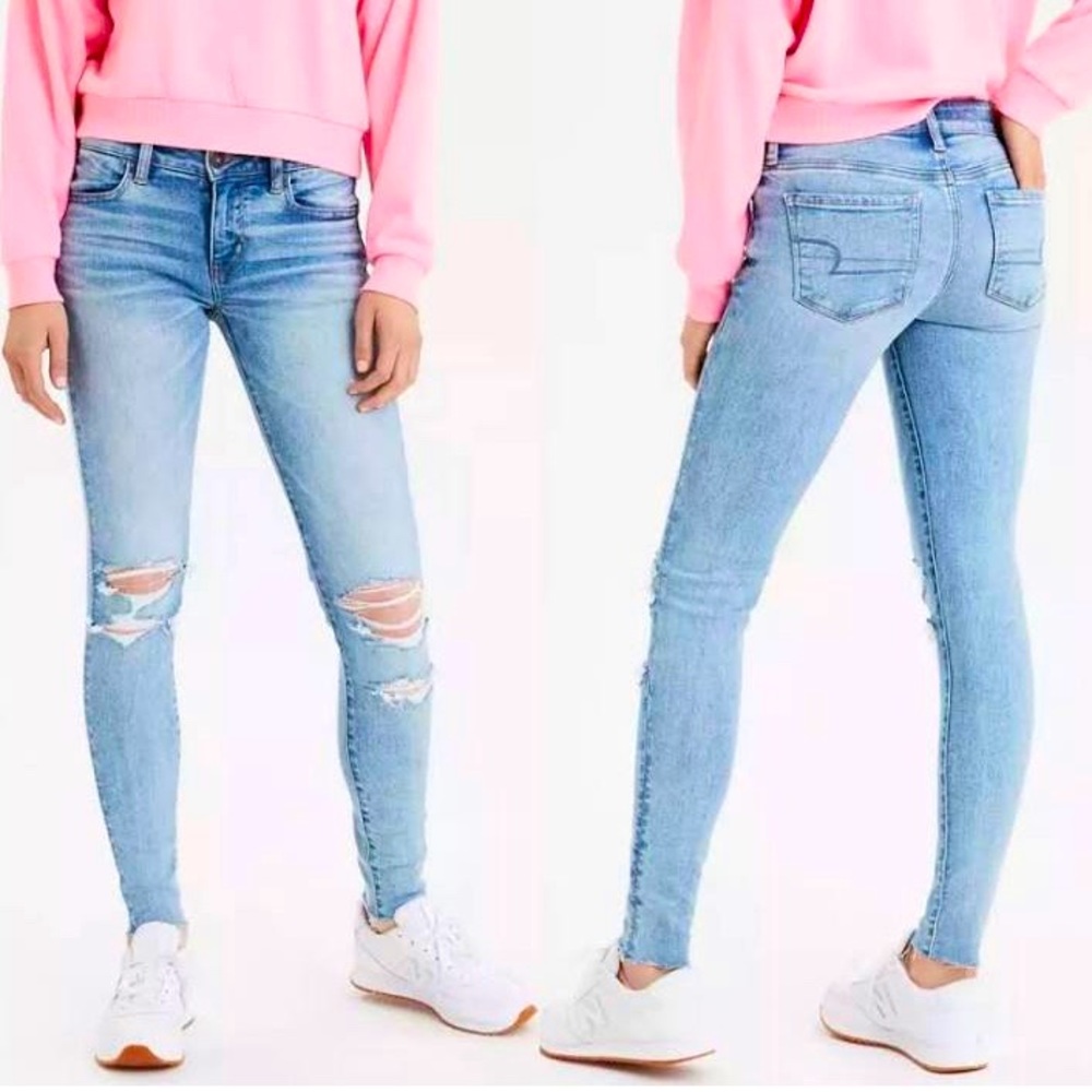 AE Distressed Jegging